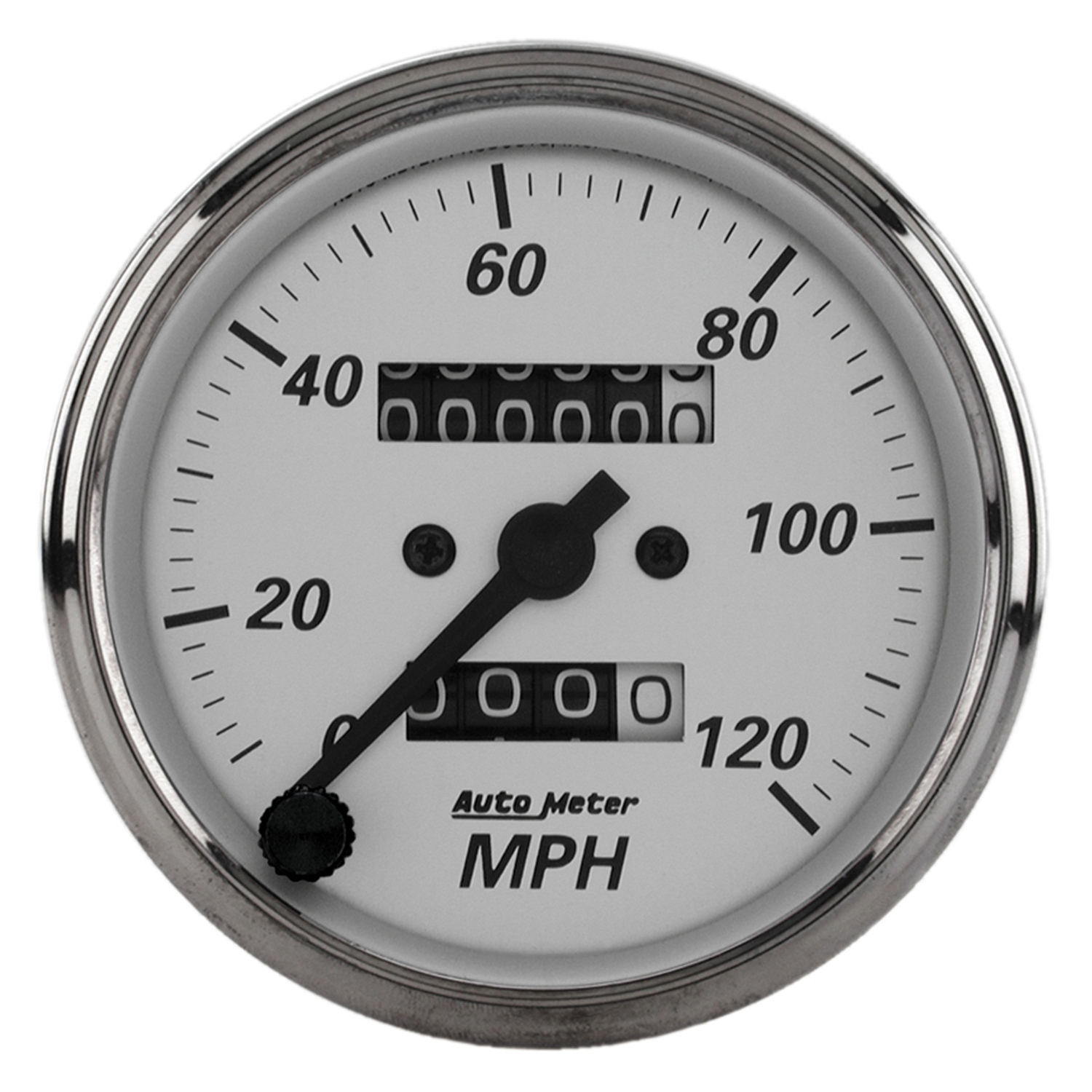 AutoMeter 3-1/8 In. SPEEDOMETER, 0-120 MPH, AMERICAN PLATINUM